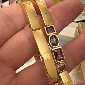 Bomb Party Gold Stretchy Bracelets